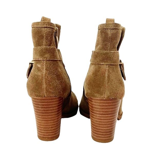 Franco Sarto Brown Ankle Boots - Picture 7 of 12